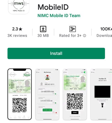 nimc app download for pc|NIN: How to download NIMC mobile app, print .